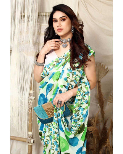 Beautiful Designer Party Wear Soft Georgette Saree