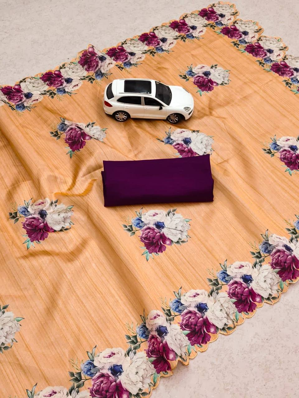 Beautiful Designer Party Wear Digital Print Saree