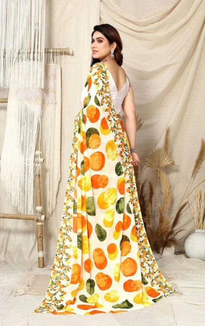 Beautiful Designer Party Wear Soft Georgette Saree