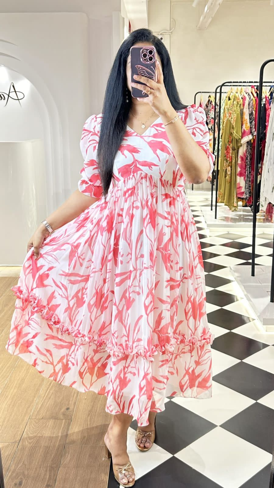 Beautiful Designer Party Wear Heavy Georgette Silk Gown