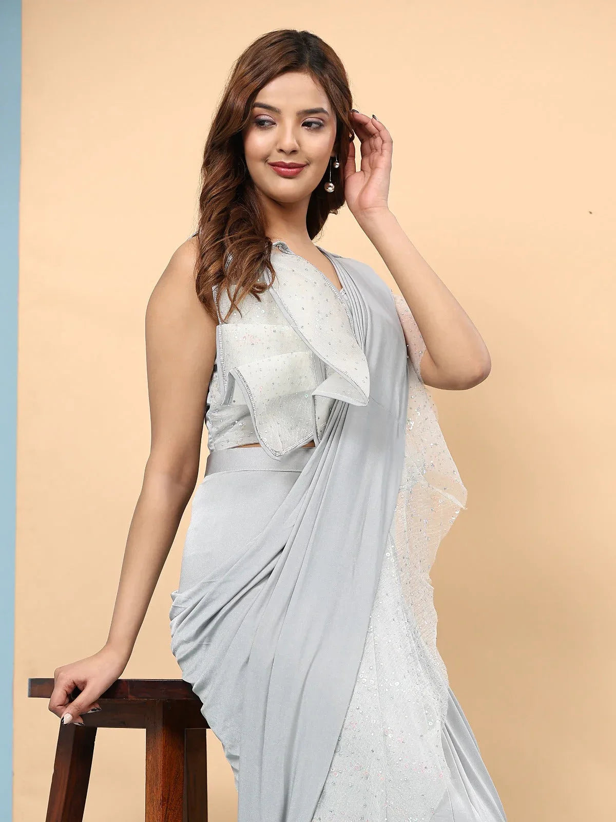 One Minute Ready To Wear Saree