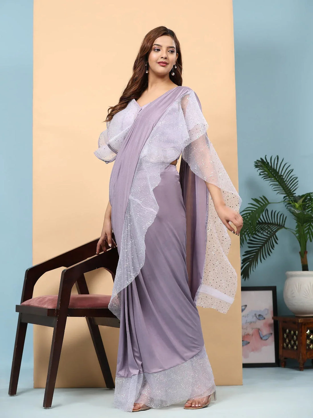 One Minute Ready To Wear Saree