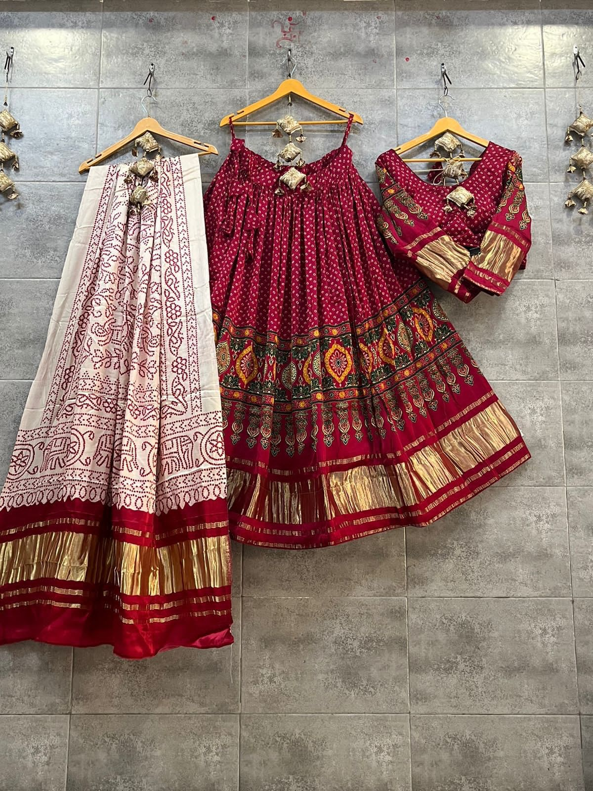 Beautiful Wedding Designer Pure Gajji Silk Lehenga Choli