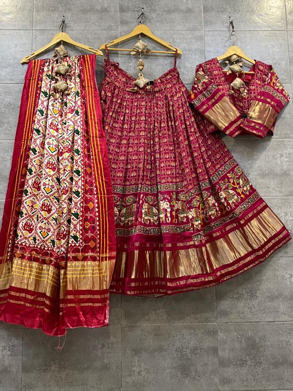 Beautiful Wedding Designer Pure Gajji Silk Lehenga Choli