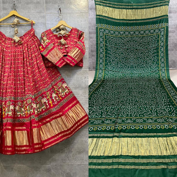Beautiful Wedding Designer Pure Gajji Silk Lehenga Choli