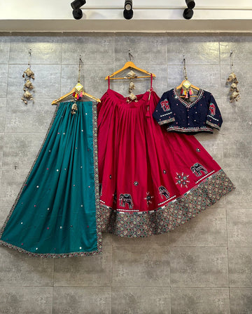 Beautiful Designer Traditional Pure Cotton Chaniya Choli