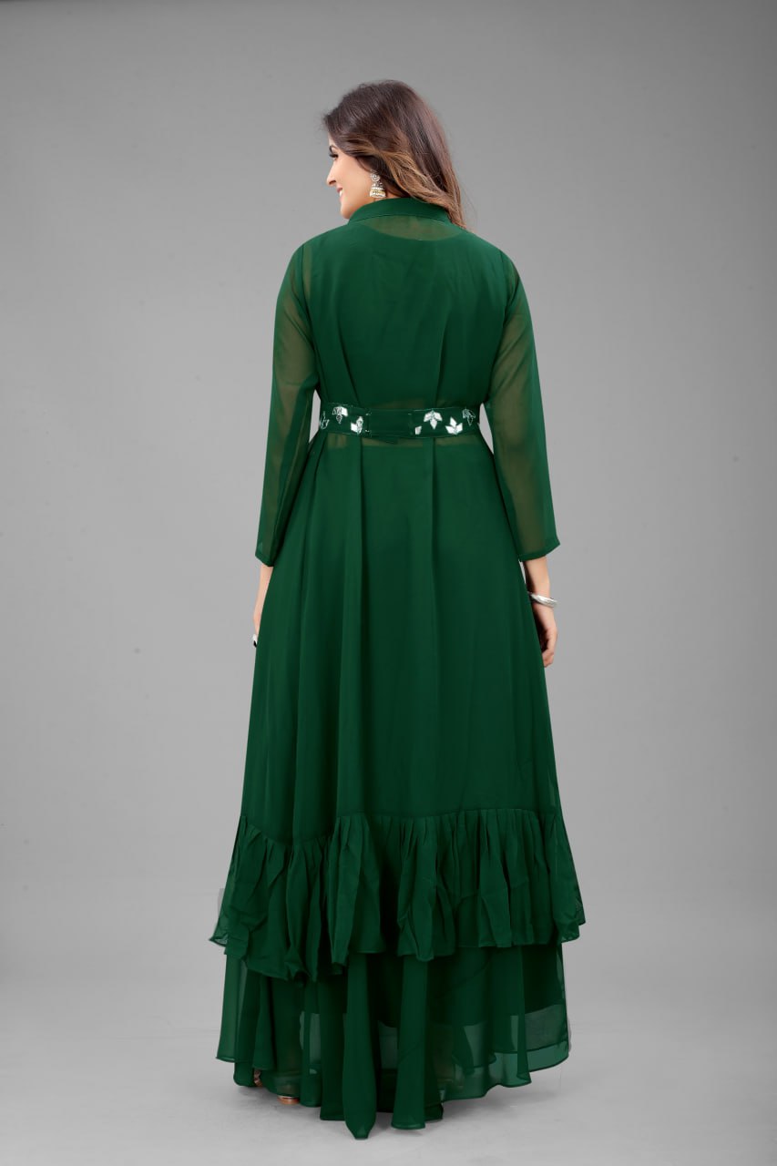 Beautiful Designer Party Wear Punjabi Style Georgette Salwar Suit