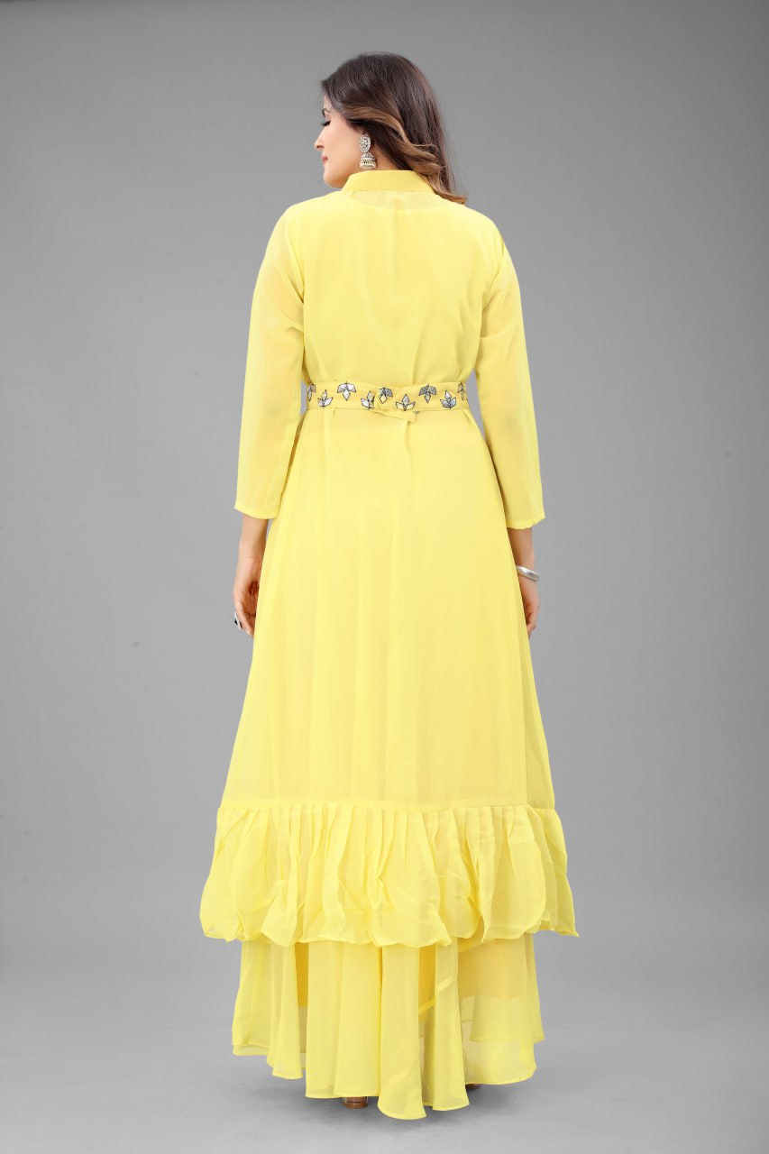 Beautiful Designer Party Wear Punjabi Style Georgette Salwar Suit