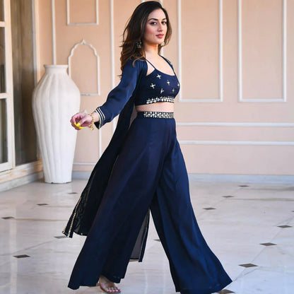 Beautiful Designer Party Wear 3 Piece Salwar Suit