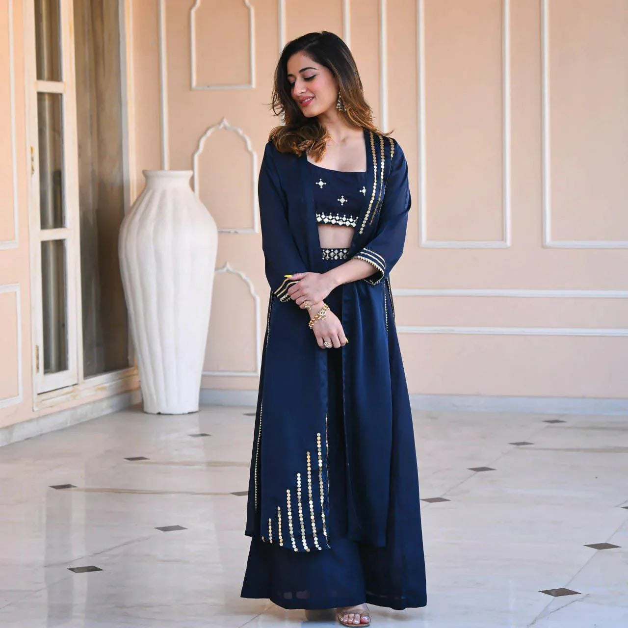 Beautiful Designer Party Wear 3 Piece Salwar Suit