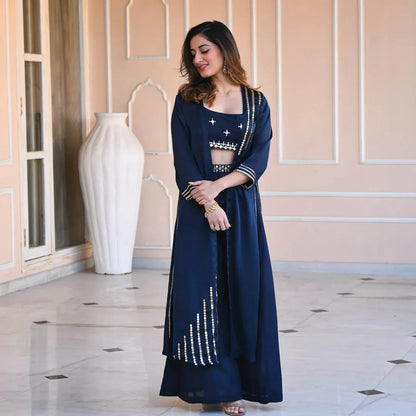 Beautiful Designer Party Wear 3 Piece Salwar Suit