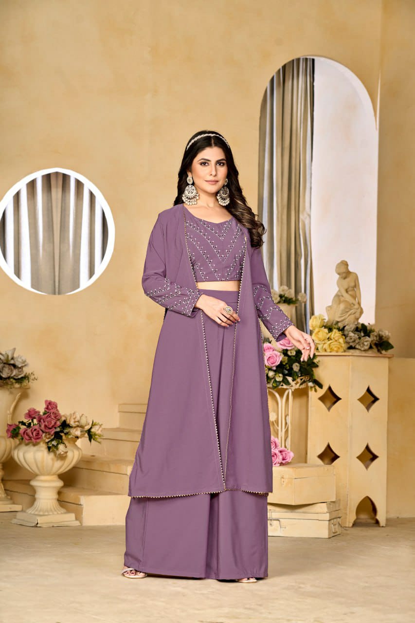 Beautiful Designer Party Wear Cotton Salwar Suit