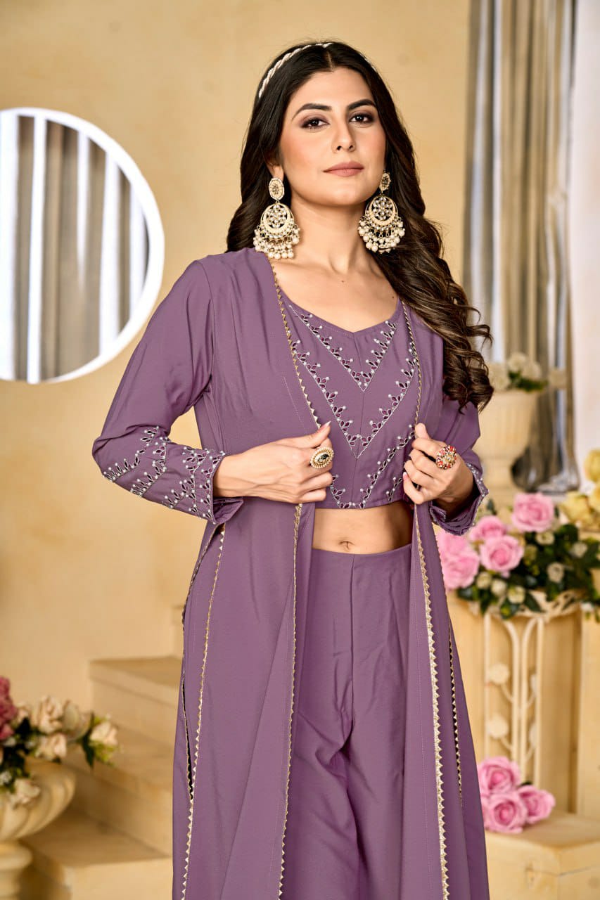 Beautiful Designer Party Wear Cotton Salwar Suit