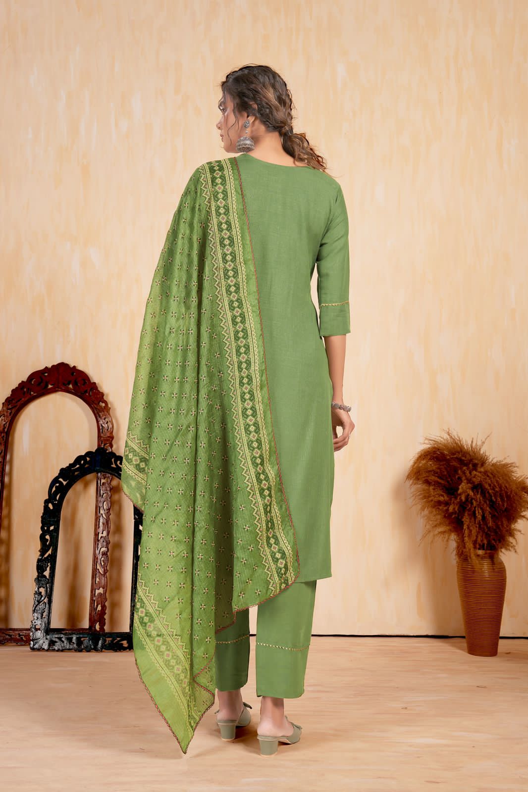 Beautiful Designer Party Wear Punjabi Style Hetaali Reyon Salwar Suit