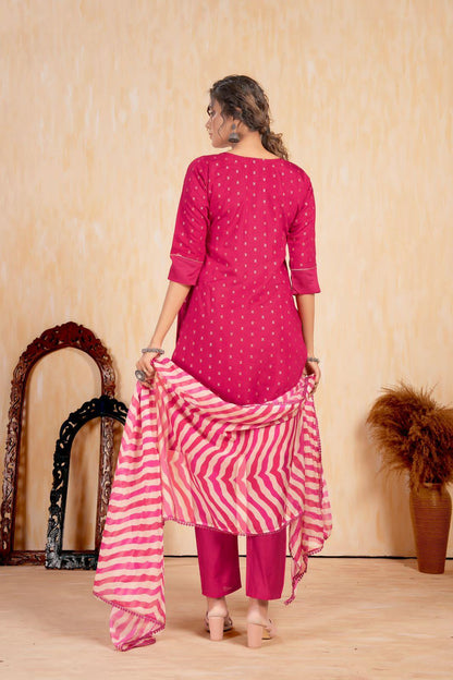 Beautiful Designer Party Wear Punjabi Style Hetaali Reyon Salwar Suit