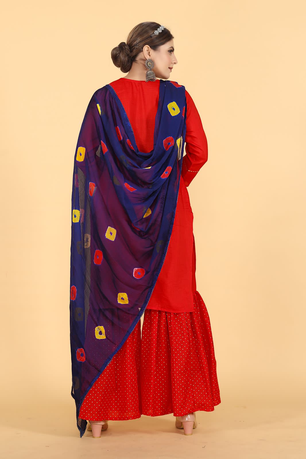 Beautiful Designer Party Wear Punjabi Style Hetaali Reyon Salwar Suit