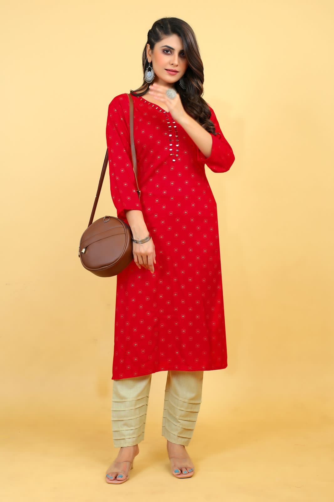 Beautiful Designer Party Wear Punjabi Style Reyon Kurti