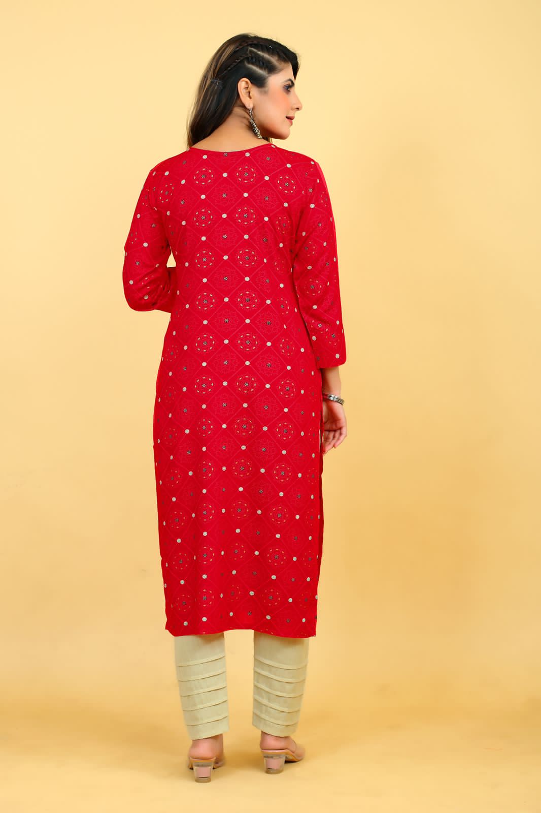 Beautiful Designer Party Wear Punjabi Style Reyon Kurti