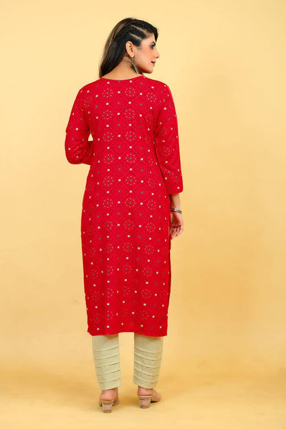 Beautiful Designer Party Wear Punjabi Style Reyon Kurti
