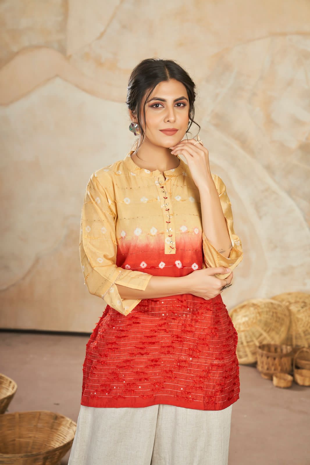 Beautiful Designer Party Wear Punjabi Style Reyon Kurti