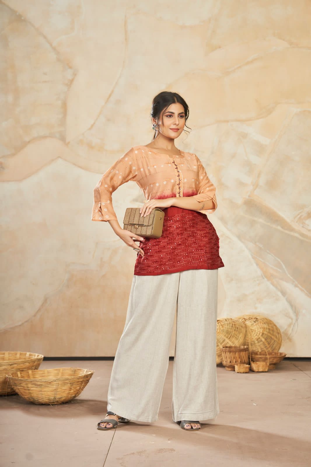 Beautiful Designer Party Wear Punjabi Style Reyon Kurti