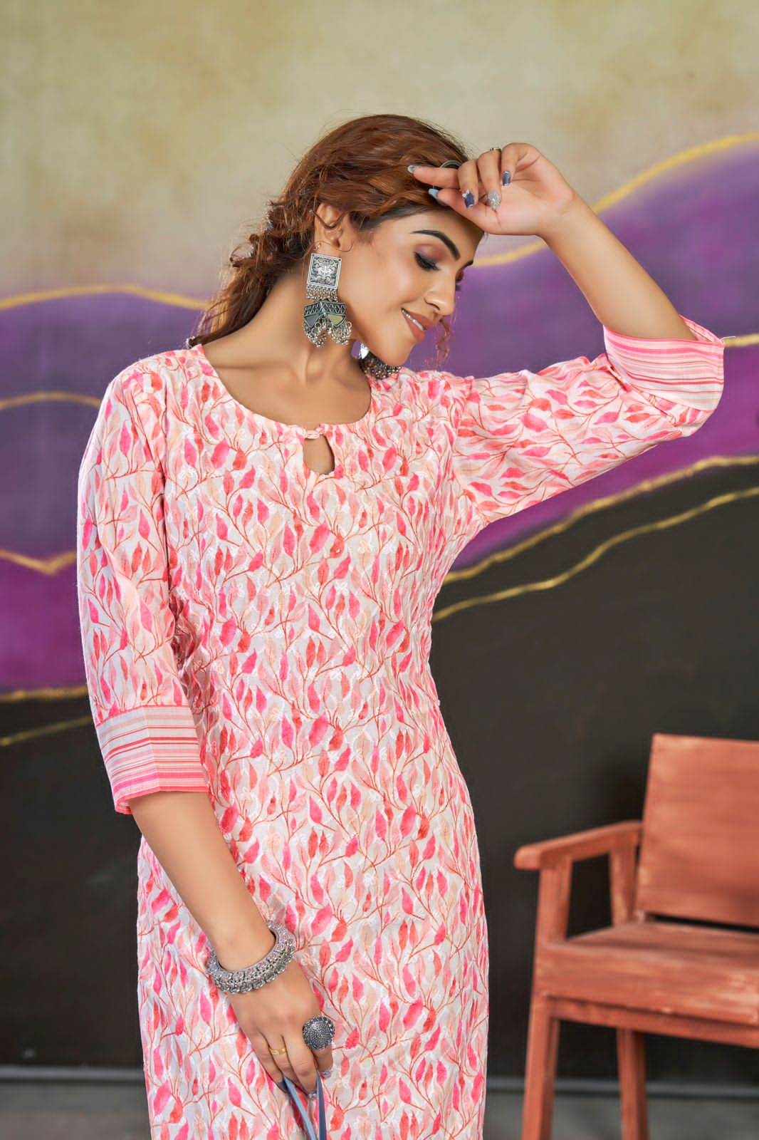 Beautiful Designer Party Wear Summer Special Poly Cotton Kurti