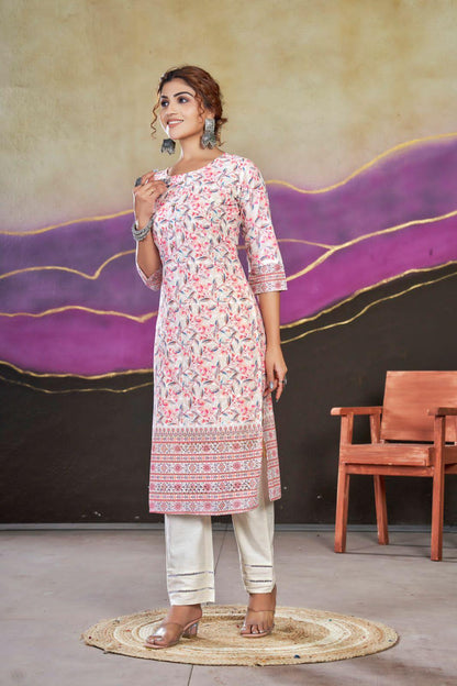 Beautiful Designer Party Wear Summer Special Poly Cotton Kurti