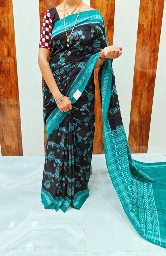 Beautiful Designer Soft Linen Saree Digital Print Saree