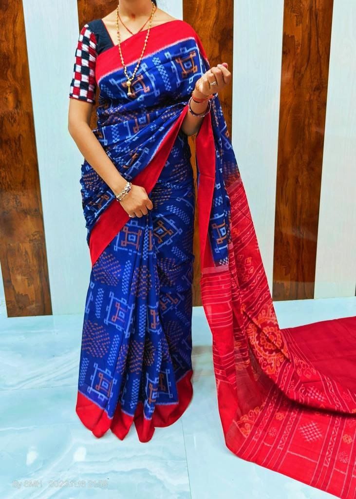 Beautiful Designer Soft Linen Saree Digital Print Saree
