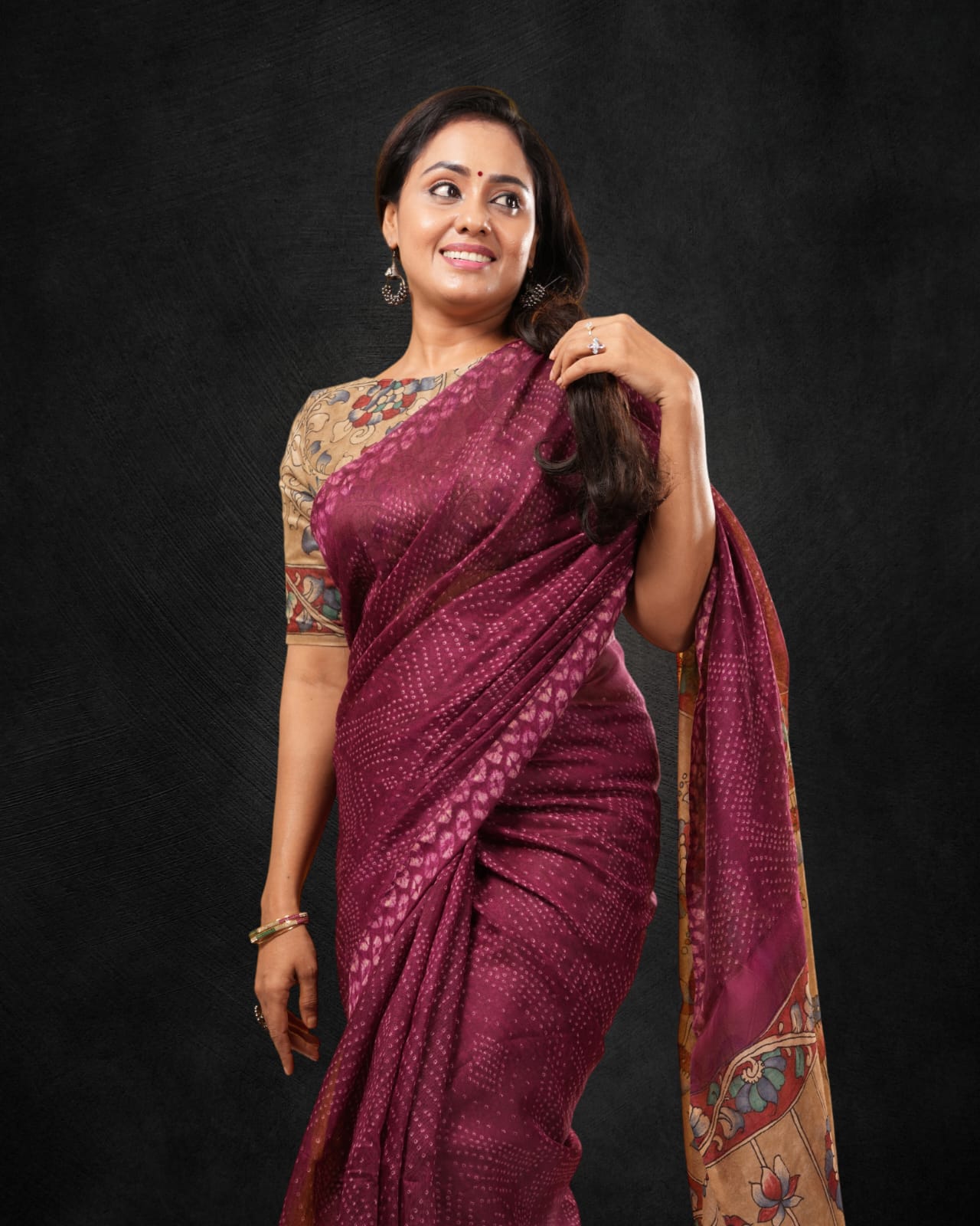 Beautiful Designer Soft Linen Saree Digital Print Saree