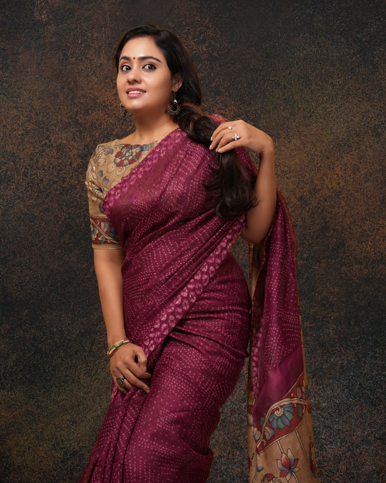 Beautiful Designer Soft Linen Saree Digital Print Saree