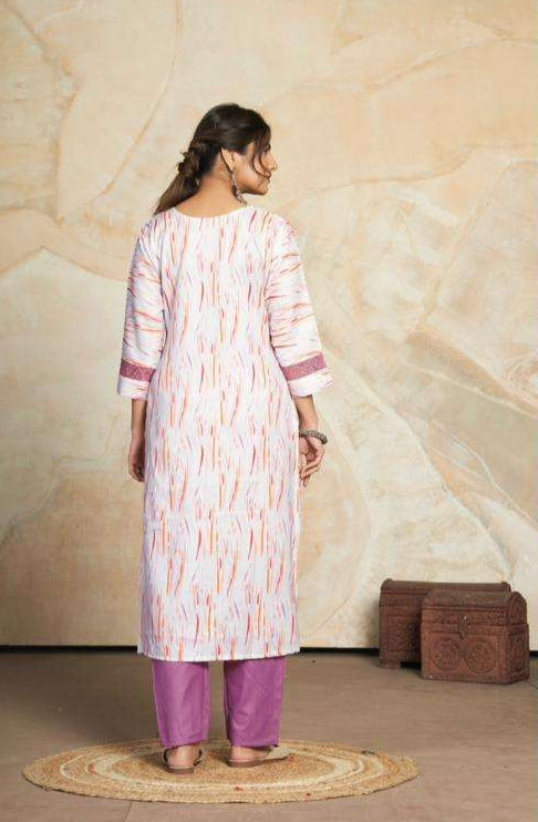 Beautiful Designer Party Wear Punjabi Style Aishwarya Cotton Blend Salwar Suit