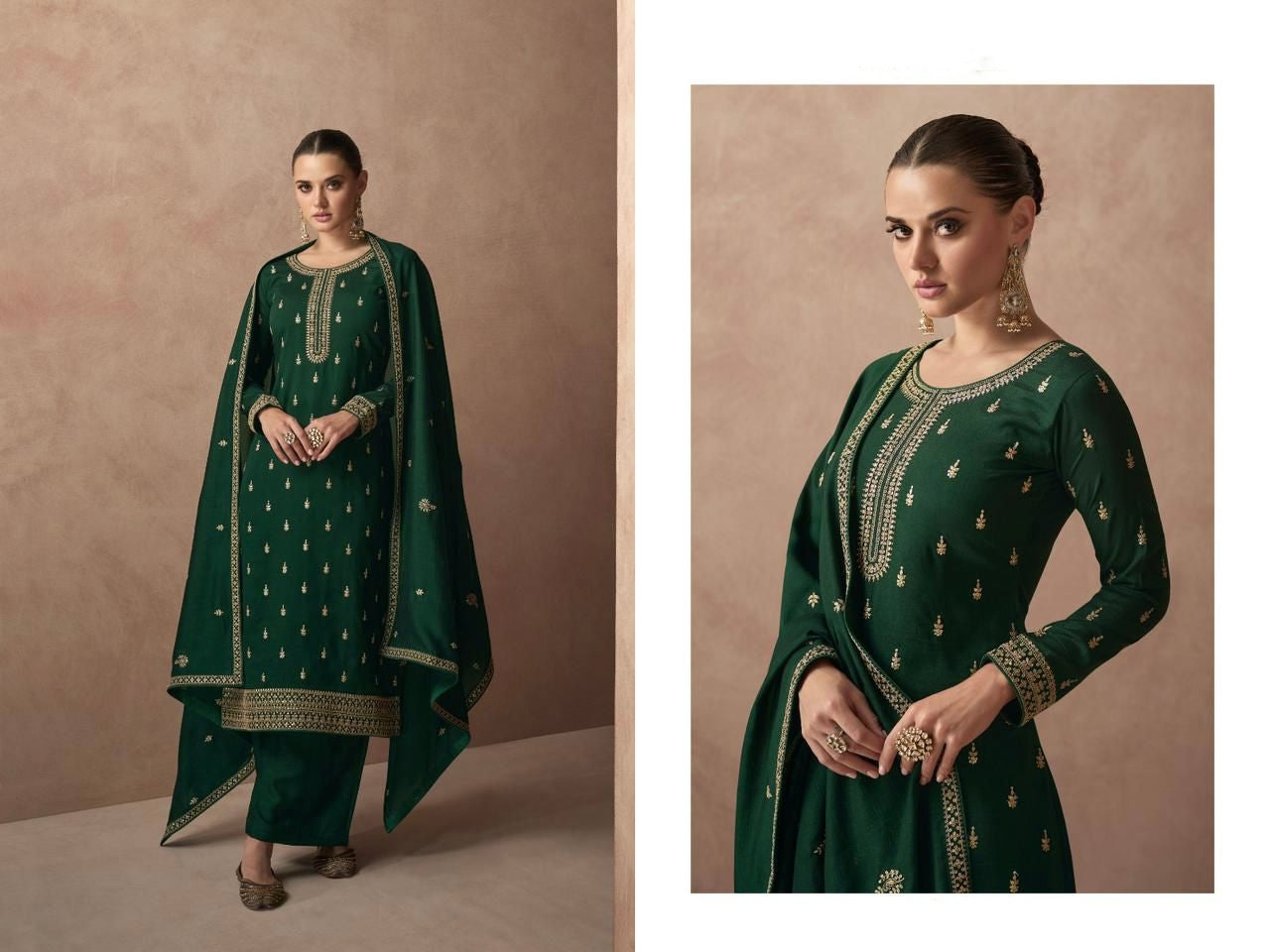 Designer Occasion Wear Latest Premium Silk Salwar Suit