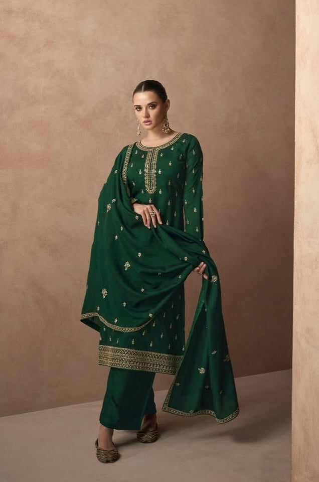 Designer Occasion Wear Latest Premium Silk Salwar Suit