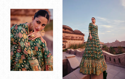 Beautiful Designer wedding Wear Real Georgette Gown