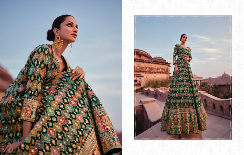 Beautiful Designer wedding Wear Real Georgette Gown