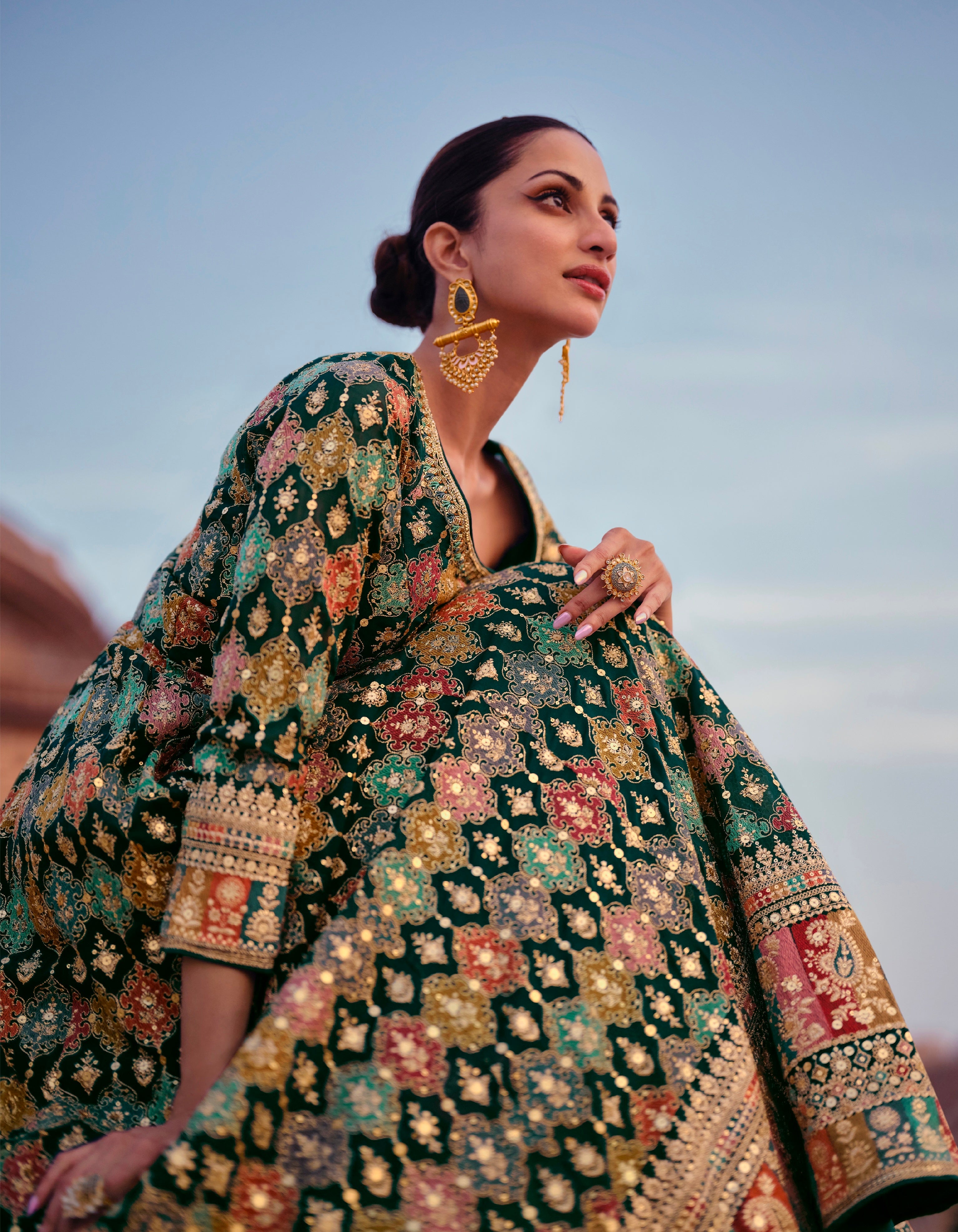 Beautiful Designer wedding Wear Real Georgette Gown