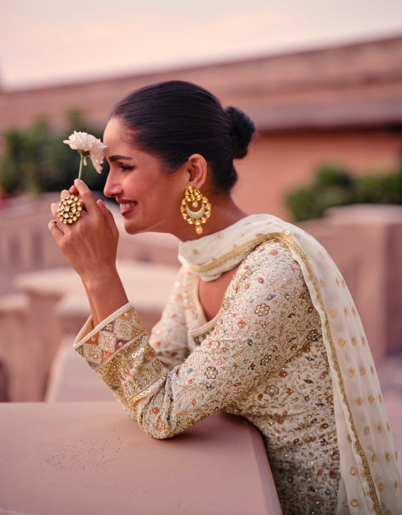 Beautiful Designer wedding Wear Real Georgette Gown