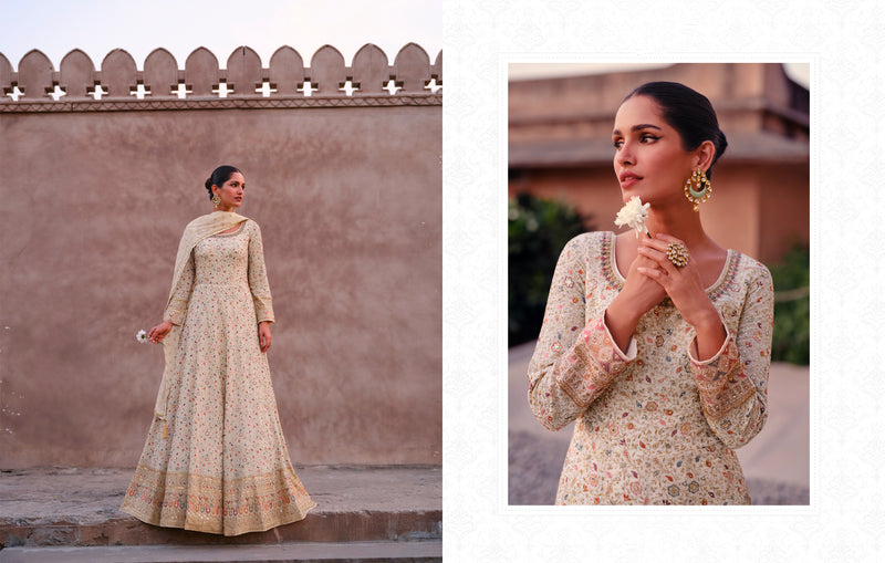 Beautiful Designer wedding Wear Real Georgette Gown