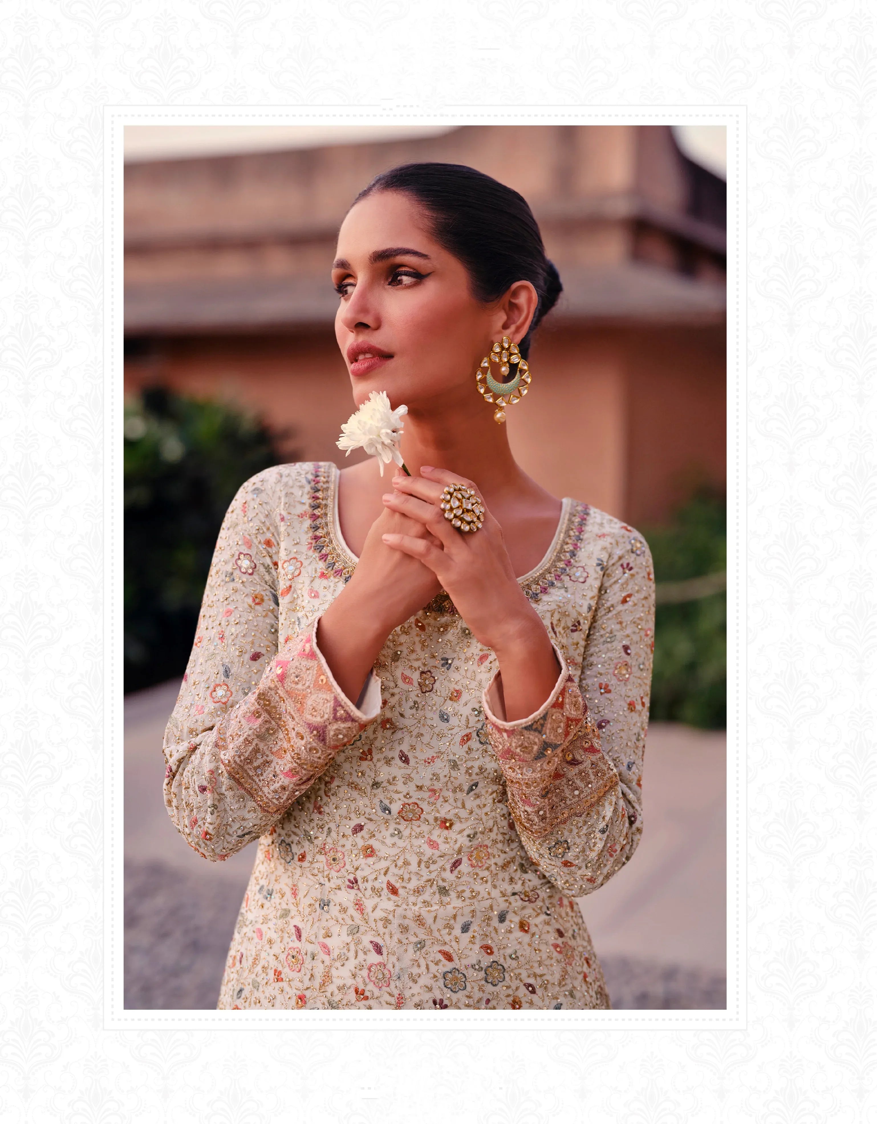 Beautiful Designer wedding Wear Real Georgette Gown
