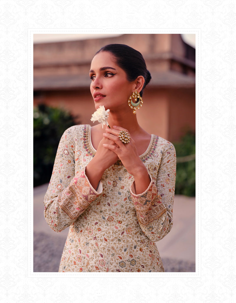 Beautiful Designer wedding Wear Real Georgette Gown