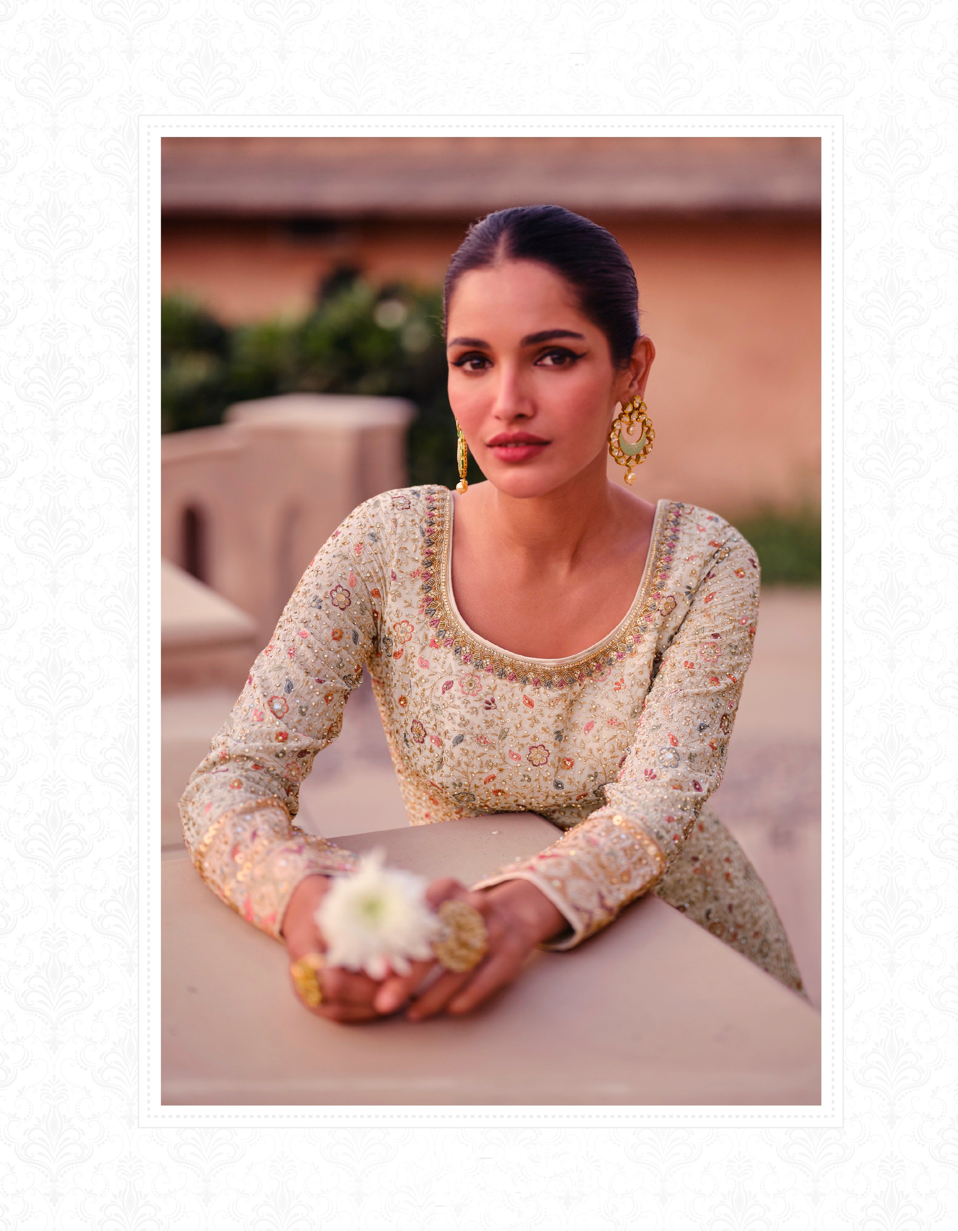 Beautiful Designer wedding Wear Real Georgette Gown