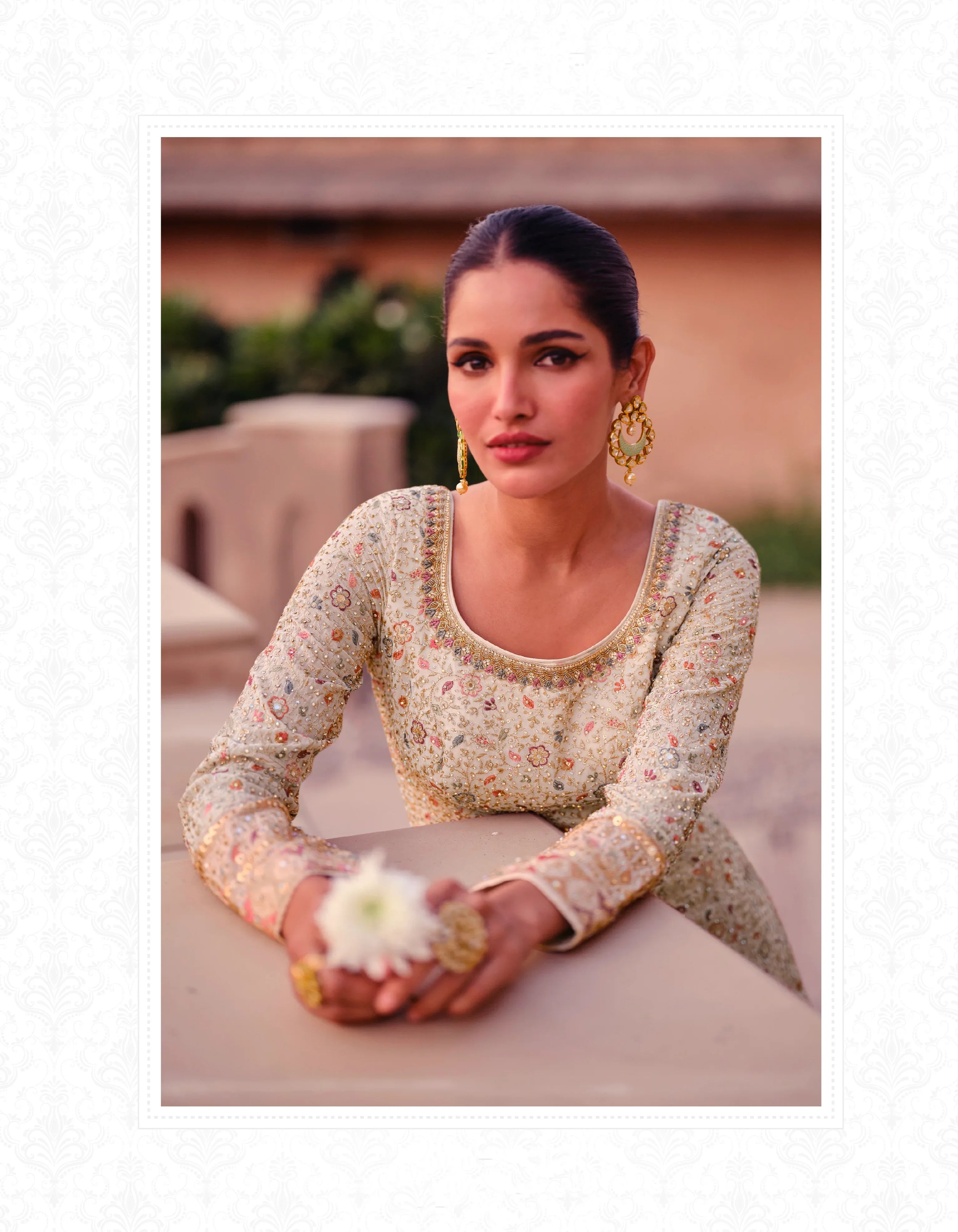 Beautiful Designer wedding Wear Real Georgette Gown