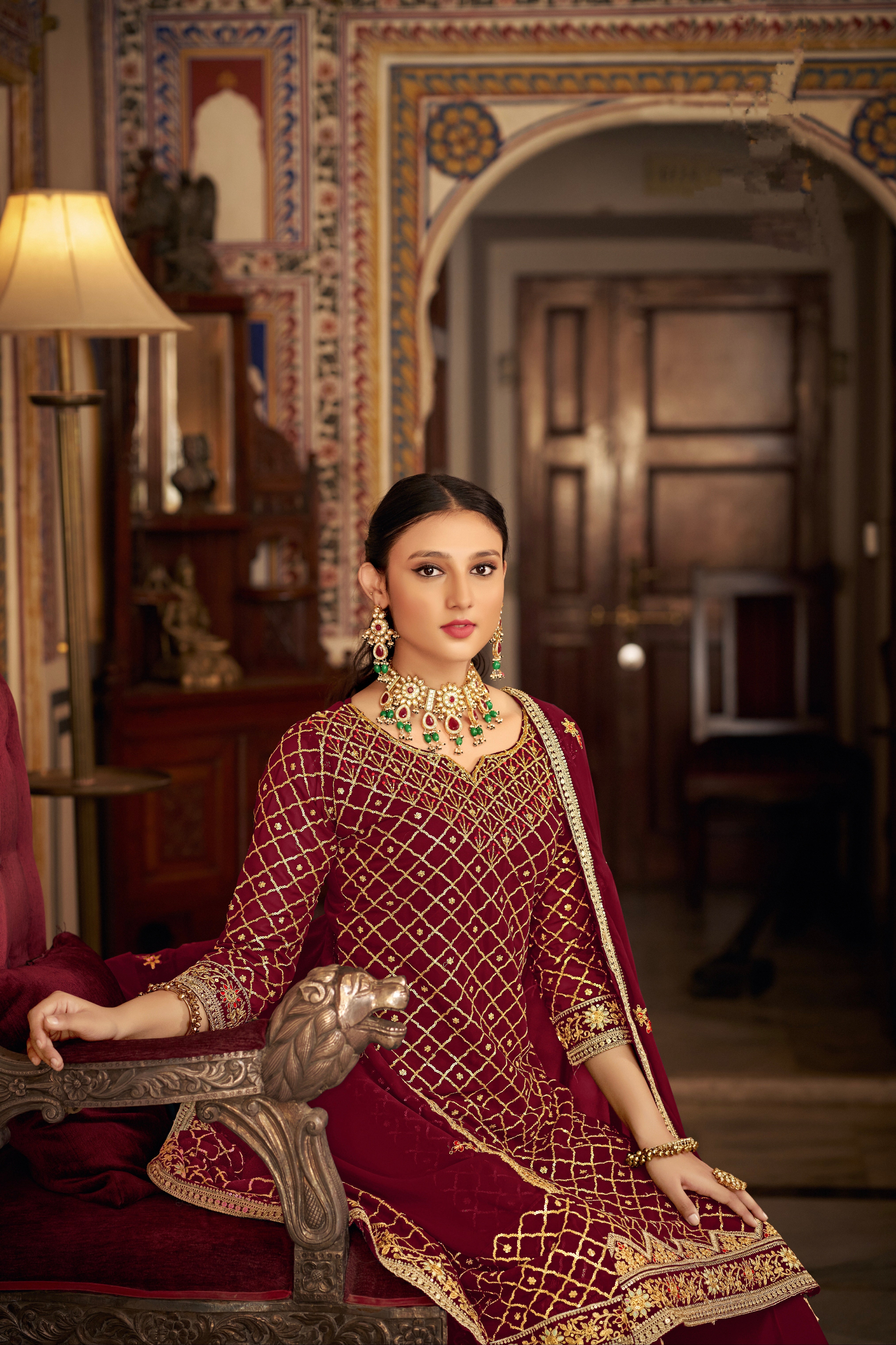 Designer Wedding Wear Latest Punjabi Style Salwar Suit