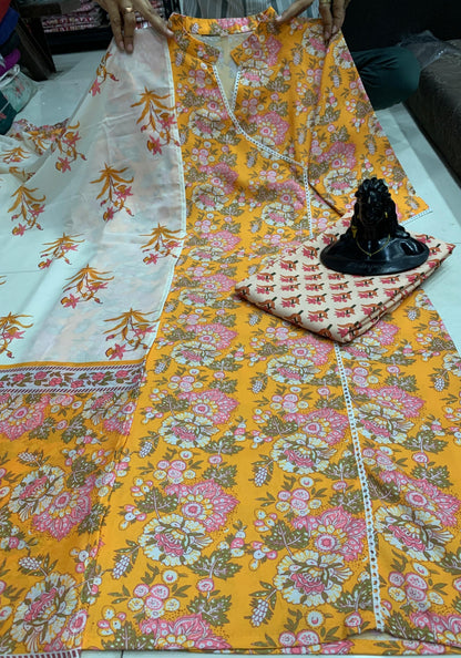 Beautiful Designer Summer Special Organic Reyon Cotton Angrakha Salwar Suit