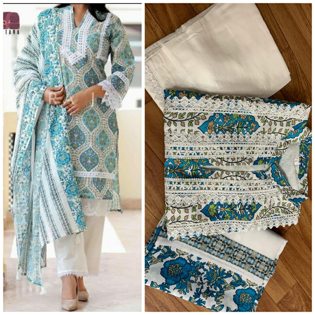 Beautiful Designer Summer Special Organic Reyon Cotton Angrakha Salwar Suit