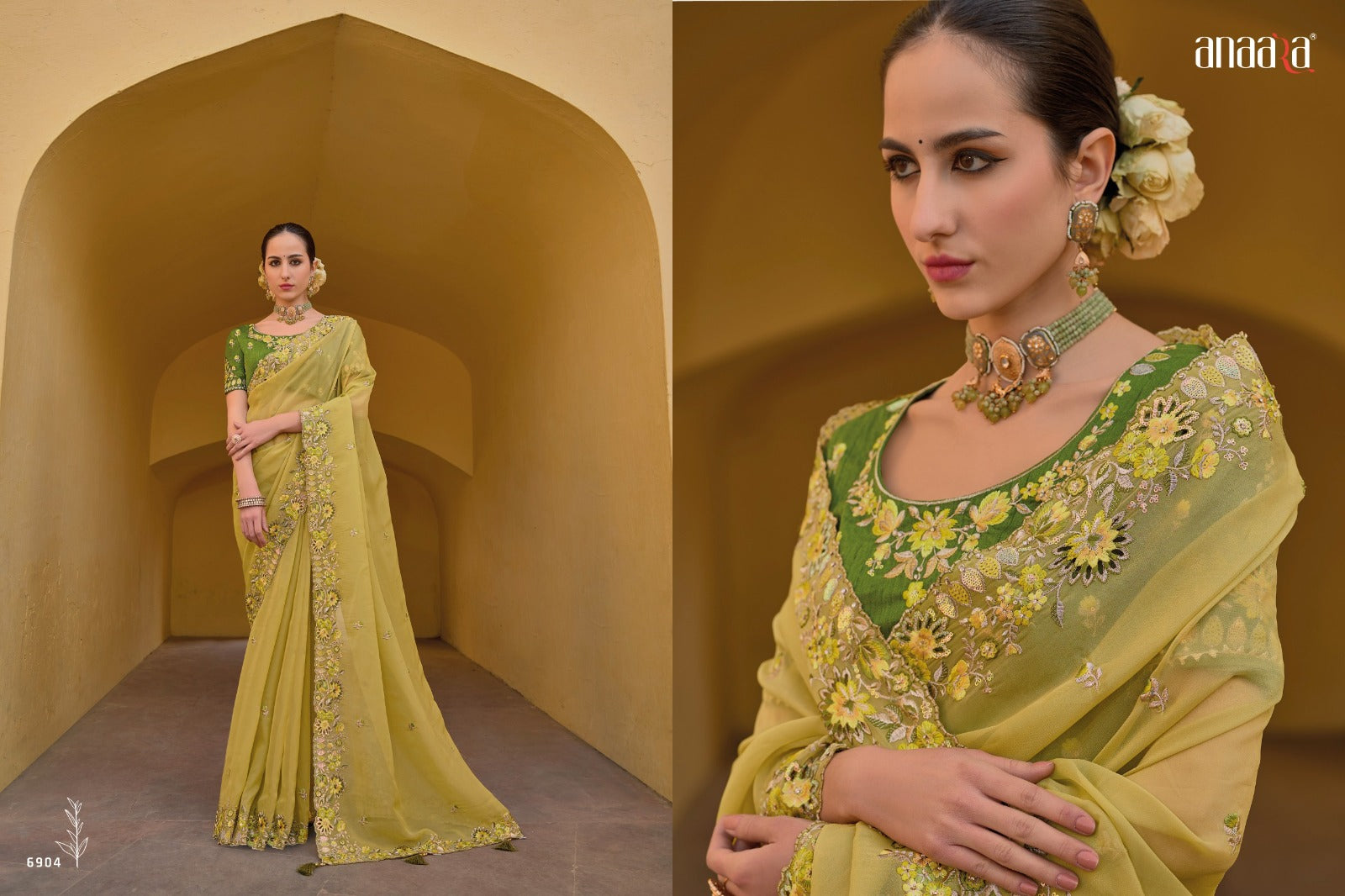 Beautiful Designer Wedding Anaara 6901 To 6910 Bridal Sarees