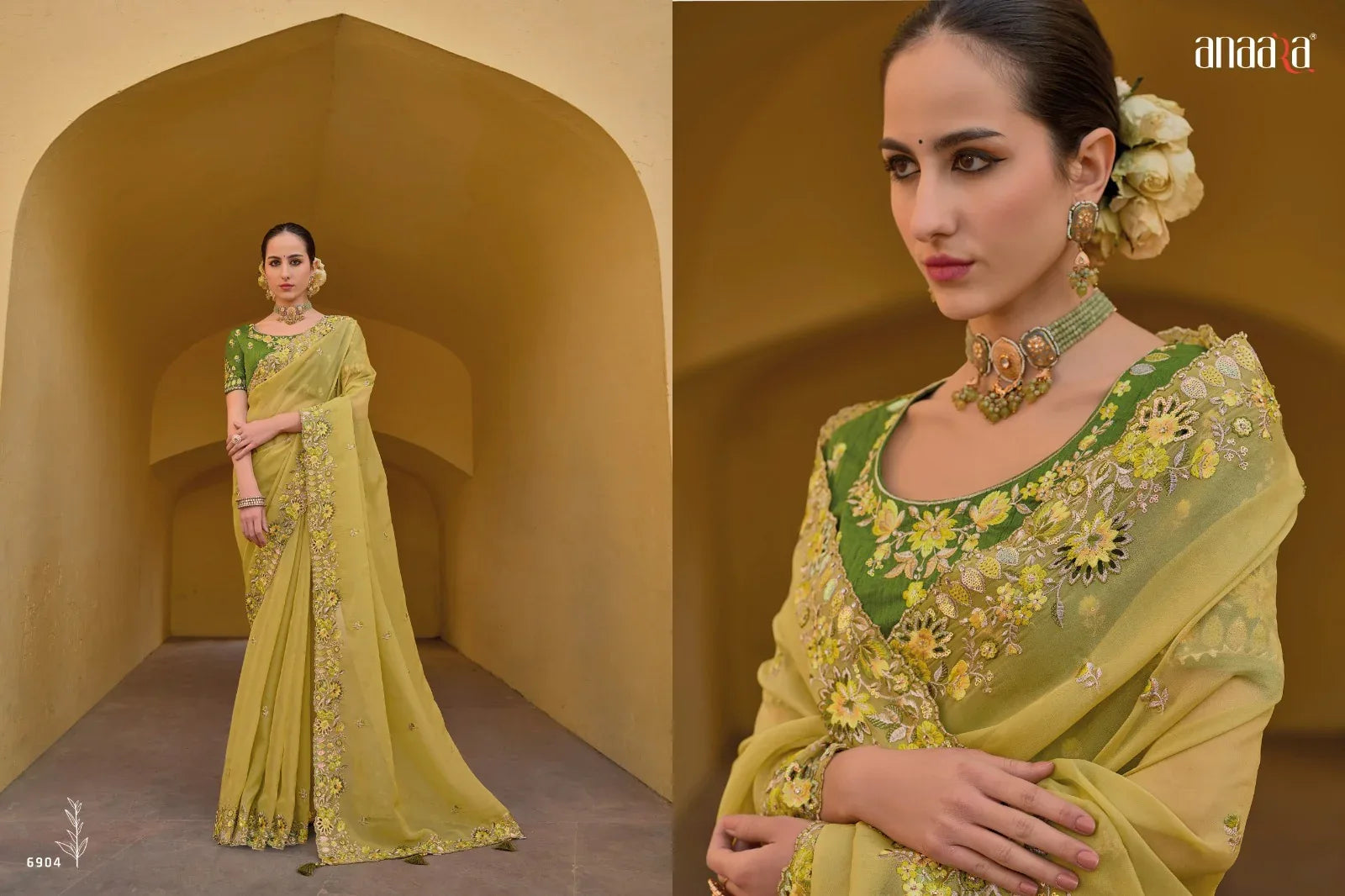 Beautiful Designer Wedding Anaara 6901 To 6910 Bridal Sarees