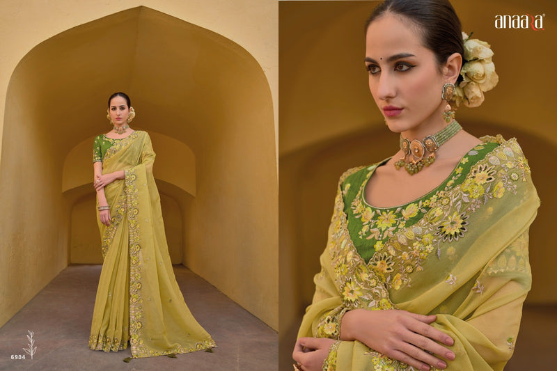 Beautiful Designer Wedding Anaara 6901 To 6910 Bridal Sarees