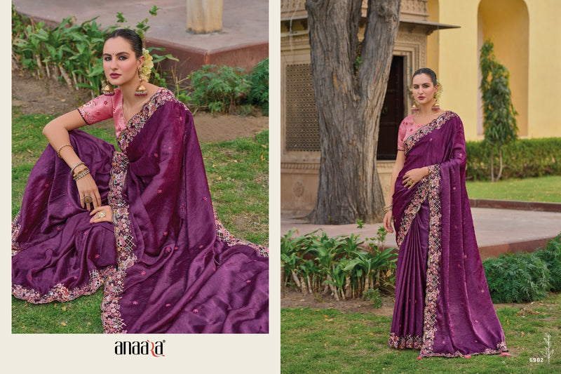 Beautiful Designer Wedding Anaara 6901 To 6910 Bridal Sarees
